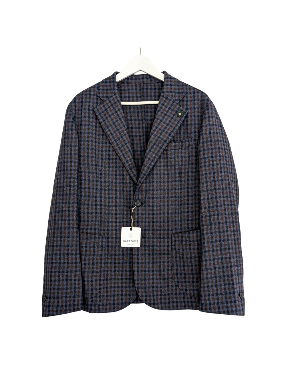 Barrow’s Sport Coat Blazer IT 48 US 38 Wool Italian Designer Classic Mens Jacket